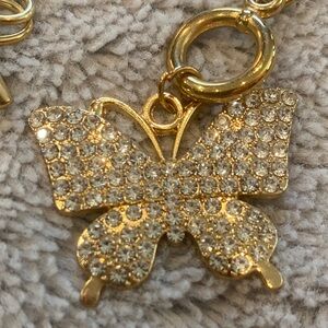 Elegant Gold Butterfly Pendant Necklace